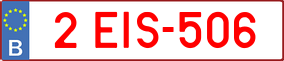 Truck License Plate